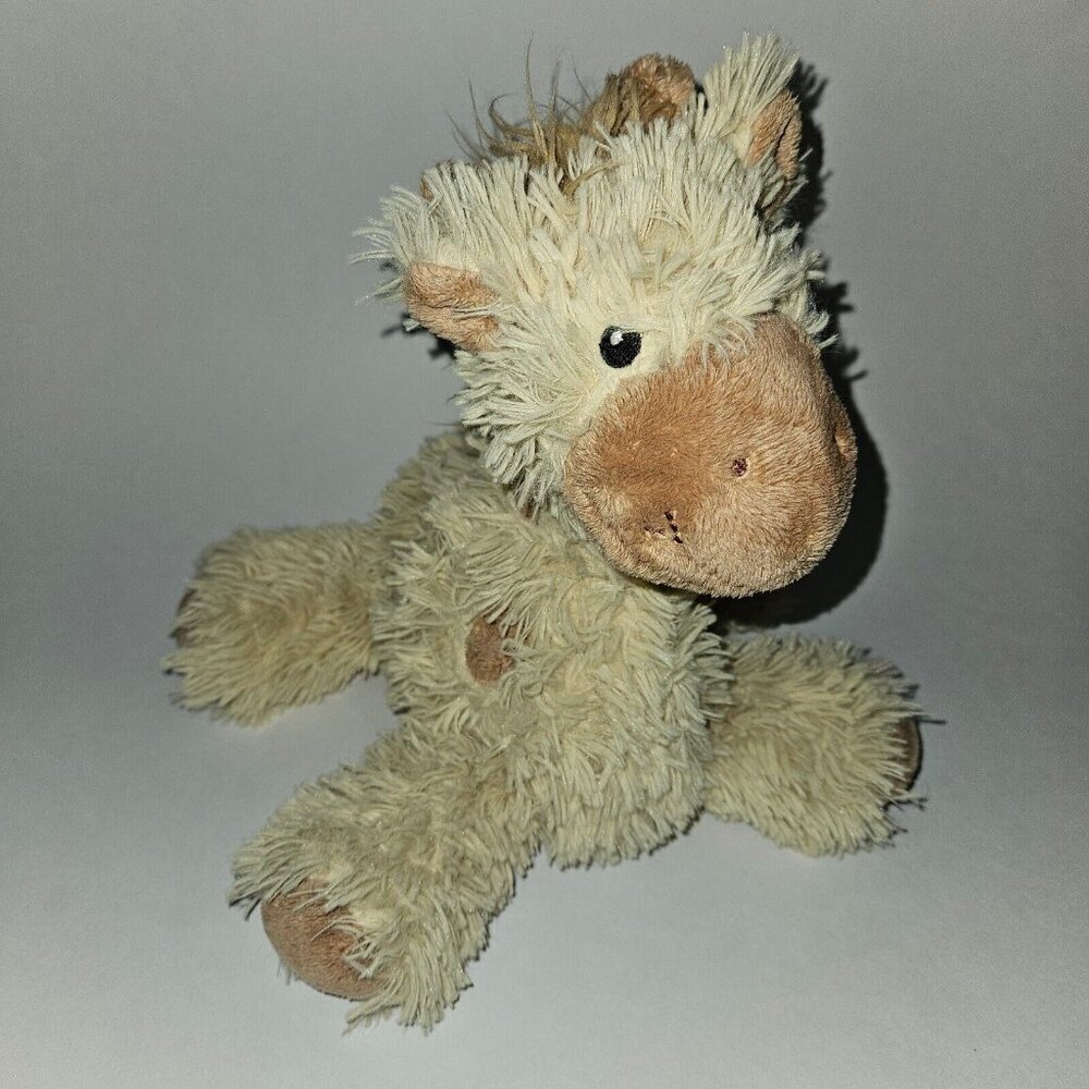 First Impressions Tan Giraffe Plush Lovey 11" Stuffed Animal Toy Brown Dots